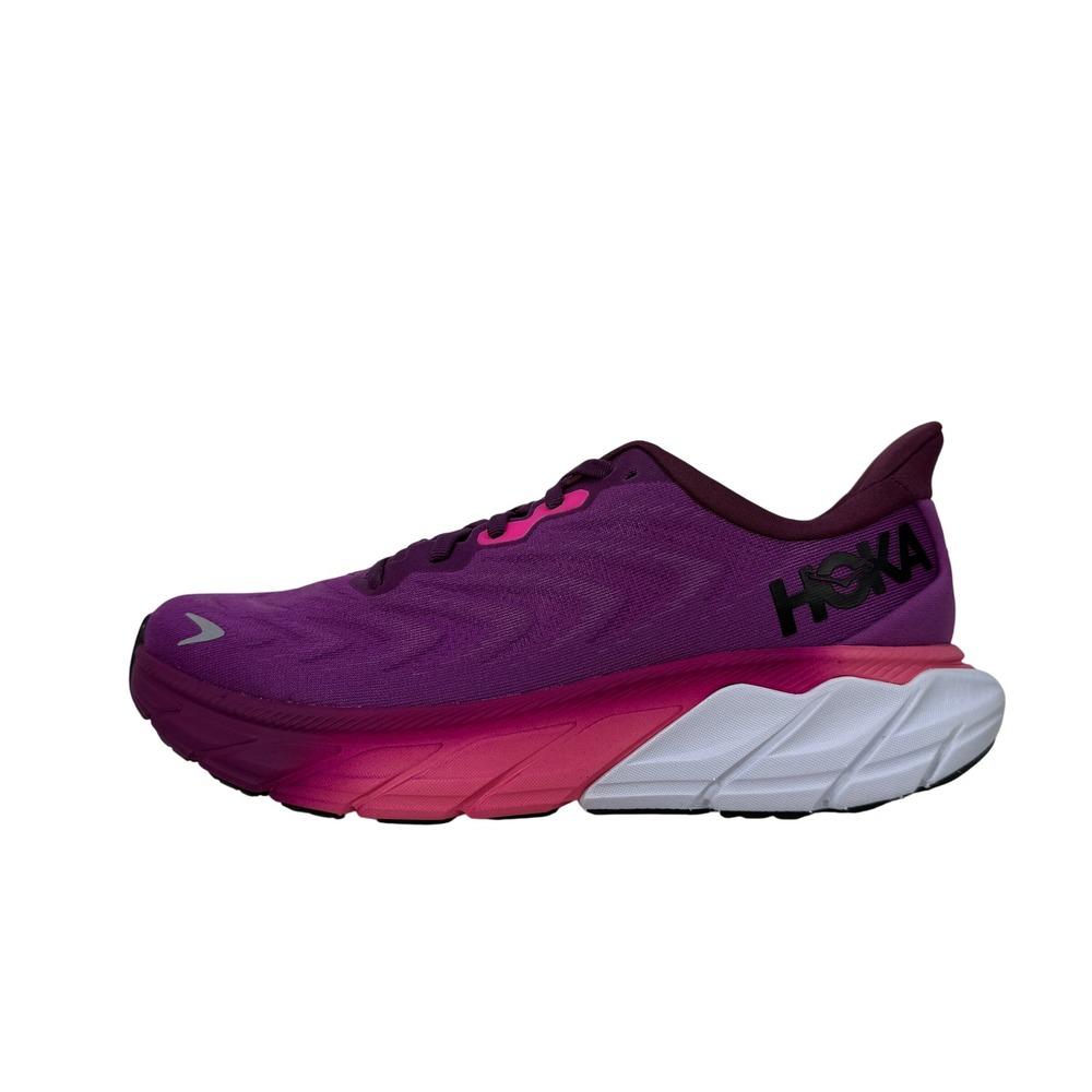 Hoka Arahi 6 Running Shoes Womens 9.5 B Grape Wine Beauty Berry 1123195 GWBY - Picture 4 of 12